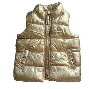 Old Navy Rose Gold Puffy Vest